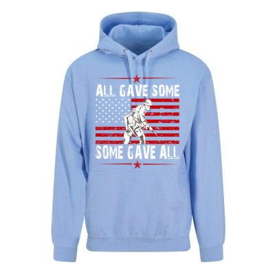 All Gave Some Gift Some Gave All Memorial Day Veterans Day Gift Unisex Surf Hoodie