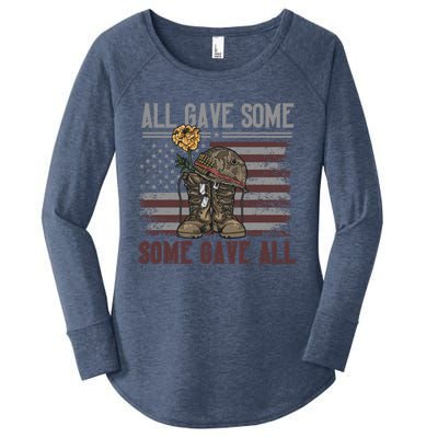 All Gave Some Some Gave Patriotic Patriiot Meaningful Gift Women's Perfect Tri Tunic Long Sleeve Shirt