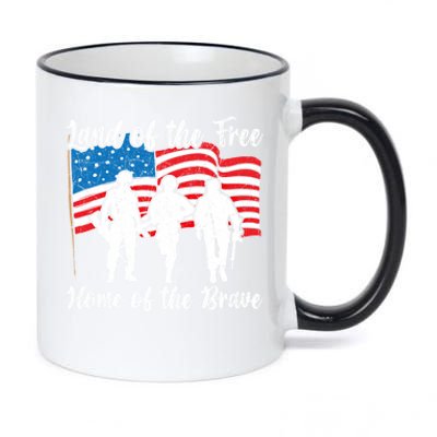 All Gave Some Some Gave All Usa Flag American Memorial Day Gift 11oz Black Color Changing Mug