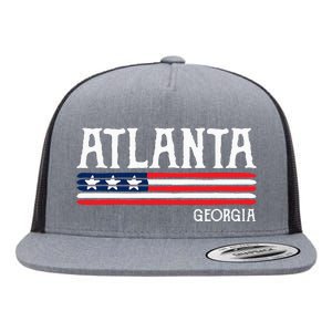 Atlanta Georgia Souvenir Gift Flat Bill Trucker Hat