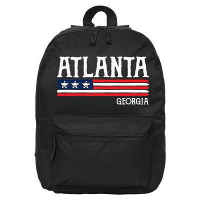 Atlanta Georgia Souvenir Gift 16 in Basic Backpack