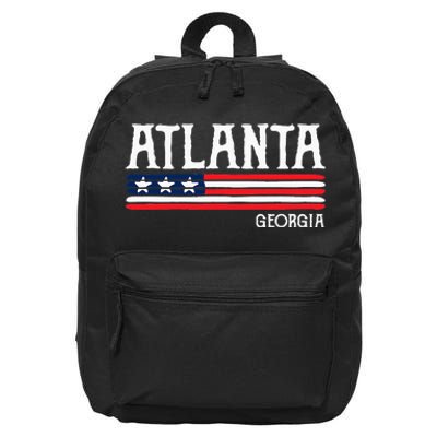 Atlanta Georgia Souvenir Gift 16 in Basic Backpack