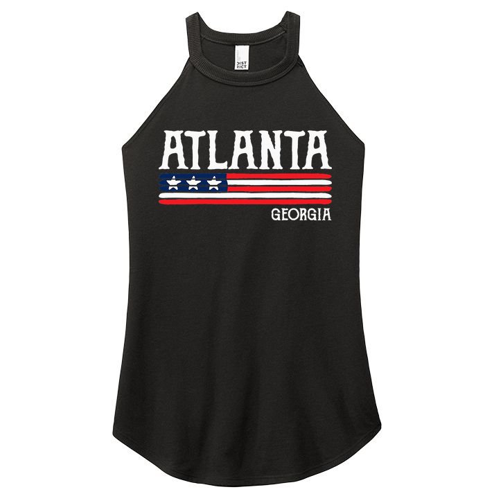 Atlanta Georgia Souvenir Gift Women's Perfect Tri Rocker Tank