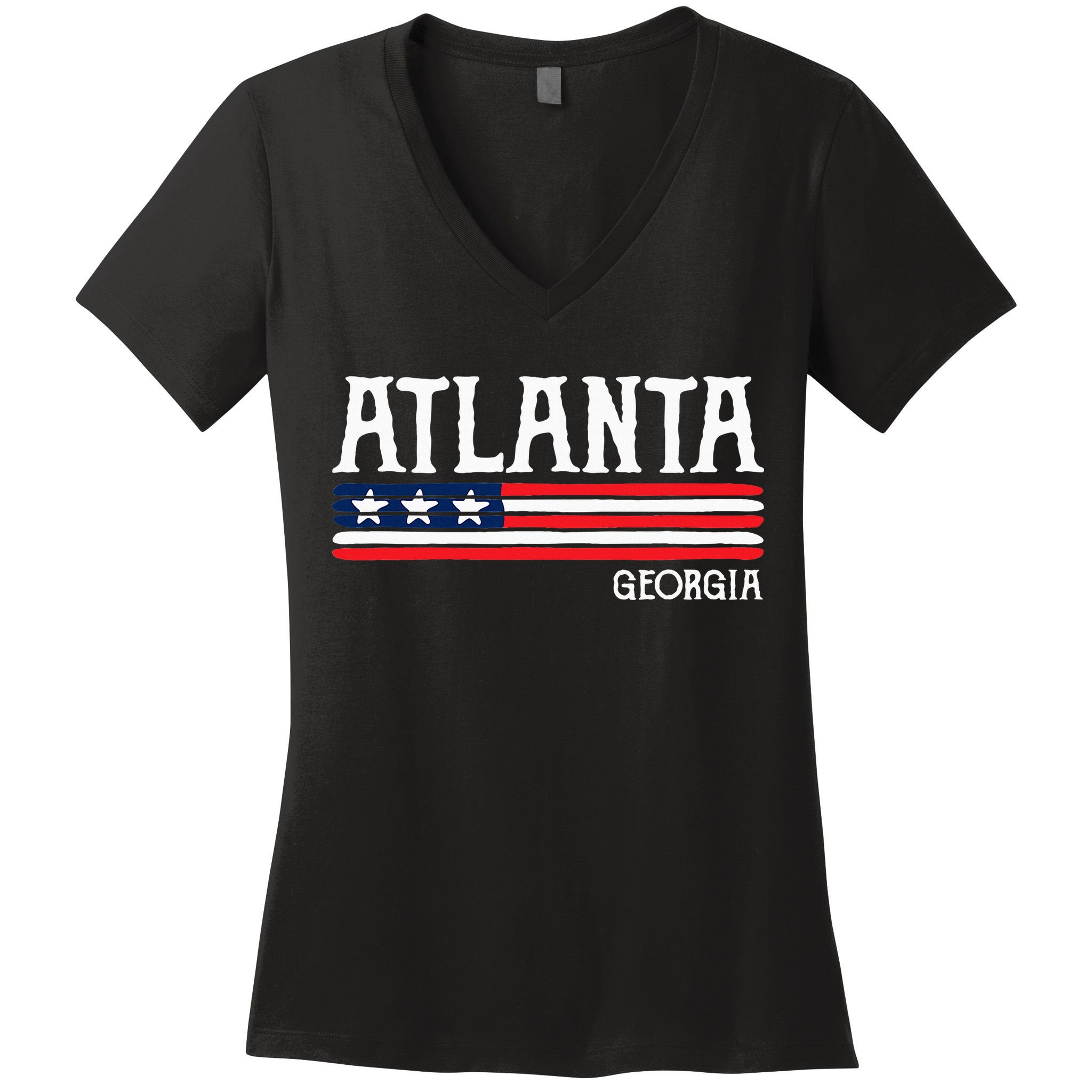Atlanta Georgia Souvenir Gift Women's V-Neck T-Shirt