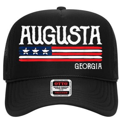 Augusta Georgia Souvenir Gift High Crown Mesh Back Trucker Hat