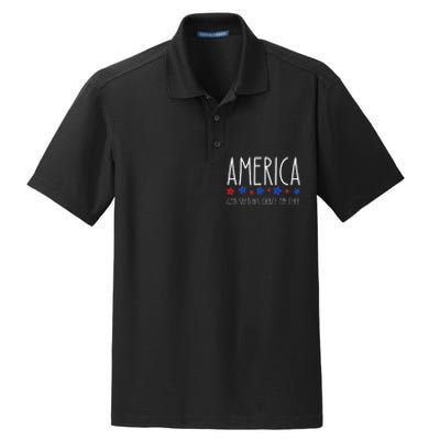 America God Shed His Grace On Thee 4th Of July Men Women Dry Zone Grid Polo