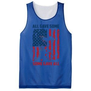 All Gave Some Some Gave All 4th Of July American Flag Hat Meaningful Gift Mesh Reversible Basketball Jersey Tank