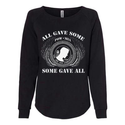 All Gave Some Pow Mia You Are Not Forgotten Some Gave All Womens California Wash Sweatshirt