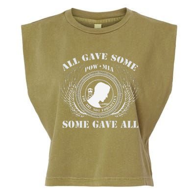 All Gave Some Pow Mia You Are Not Forgotten Some Gave All Garment-Dyed Women's Muscle Tee