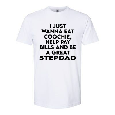 A Great Step Dad Softstyle® CVC T-Shirt