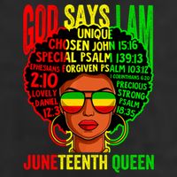 African God Says I Am Juneteenth Queen Black History Gift Hat