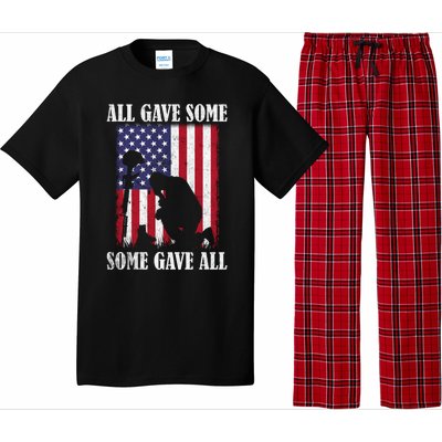 All Gave Some Some Gave All Funny Gift Veteran And Memorial's Day Gift Pajama Set