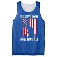 All Gave Some Some Gave All Funny Gift Veteran And Memorial's Day Gift Mesh Reversible Basketball Jersey Tank