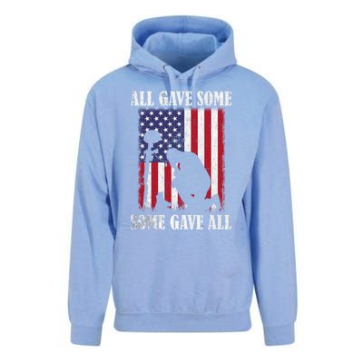 All Gave Some Some Gave All Funny Gift Veteran And Memorial's Day Gift Unisex Surf Hoodie