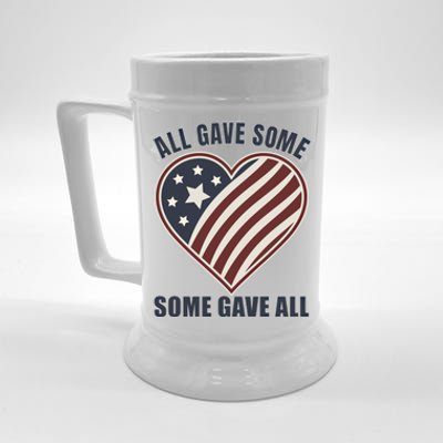 All Gave Some Gift Some Gave All Veteran Great Gift Beer Stein