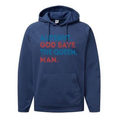 Alright God Save The Queen Man Biden Connecticut Speech Performance Fleece Hoodie