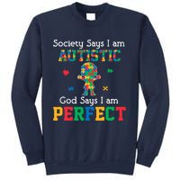 Autism God Says I Am Perfect Autism Awareness Sweatshirt