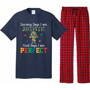 Autism God Says I Am Perfect Autism Awareness Pajama Set