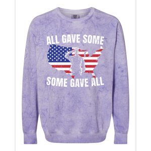 All Gave Some Some Gave All Gift Colorblast Crewneck Sweatshirt