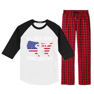 All Gave Some Some Gave All Gift Raglan Sleeve Pajama Set