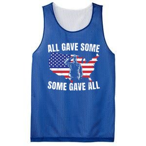 All Gave Some Some Gave All Gift Mesh Reversible Basketball Jersey Tank