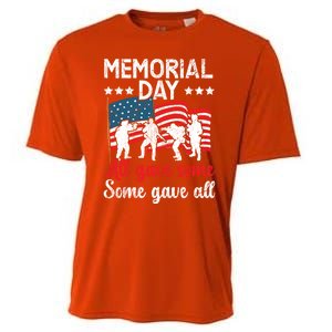 All Gave Some Some Gave All Usa Flag American Memorial Day Gift Cooling Performance Crew T-Shirt