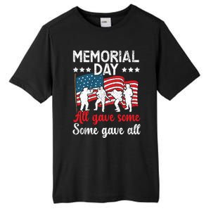 All Gave Some Some Gave All Usa Flag American Memorial Day Gift Tall Fusion ChromaSoft Performance T-Shirt