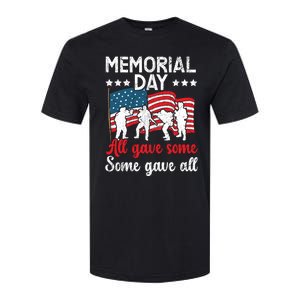 All Gave Some Some Gave All Usa Flag American Memorial Day Gift Softstyle CVC T-Shirt