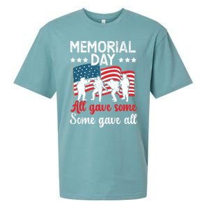 All Gave Some Some Gave All Usa Flag American Memorial Day Gift Sueded Cloud Jersey T-Shirt