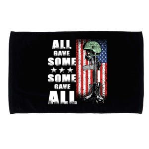 All Gave Some Some Gave All Battlefield Cross Gift Microfiber Hand Towel