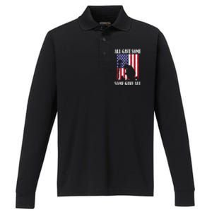 All Gave Some Some Gave All Gift Veteran And Memorial's Day Gift Performance Long Sleeve Polo