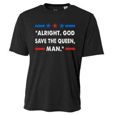 Alright God Save The Queen Man Biden Connecticut Speech Cooling Performance Crew T-Shirt