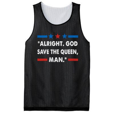 Alright God Save The Queen Man Biden Connecticut Speech Mesh Reversible Basketball Jersey Tank