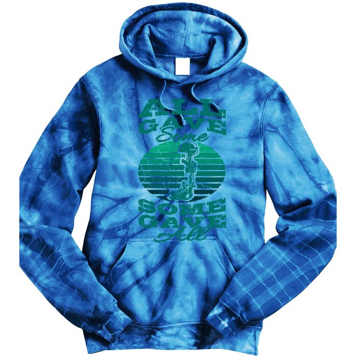 All Gave Some Some Gave All Memorial Day Veterans Day Patrio Meaningful Gift Tie Dye Hoodie