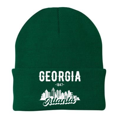 Atlanta Georgia Skyline Knit Cap Winter Beanie