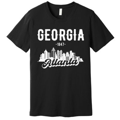 Atlanta Georgia Skyline Premium T-Shirt