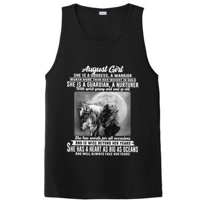 August Girl She Is Goddess A Warrior Worth More Than Her Weight In Gold She Is A PosiCharge Competitor Tank