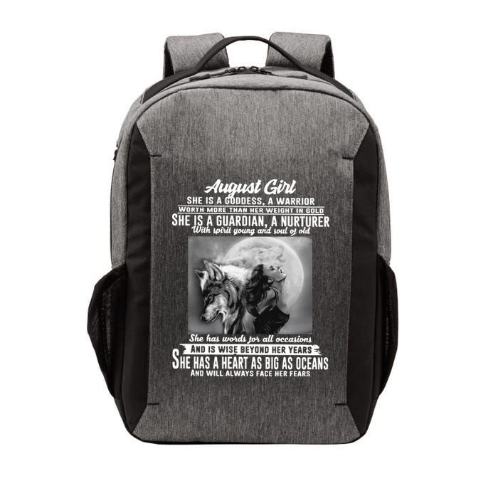 August Girl She Is Goddess A Warrior Worth More Than Her Weight In Gold She Is A Vector Backpack