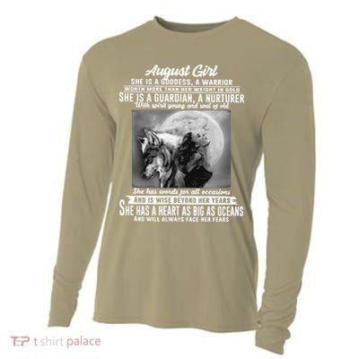 August Girl She Is Goddess A Warrior Worth More Than Her Weight In Gold She Is A Cooling Performance Long Sleeve Crew