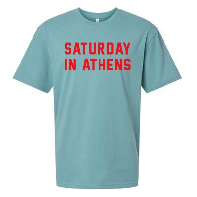 Athens Georgia Saturday In Athens Sueded Cloud Jersey T-Shirt