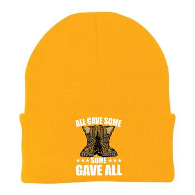 All Gave Some Some Gave All Memorial Day Some Gave All Funny Gift Knit Cap Winter Beanie