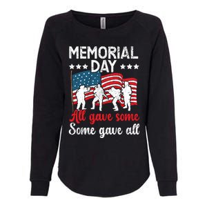 All Gave Some Some Gave All Usa Flag American Memorial Day Meaningful Gift Womens California Wash Sweatshirt