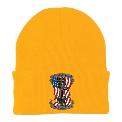 All Gave Some Some Gave All Memorial Meaningful Gift Knit Cap Winter Beanie