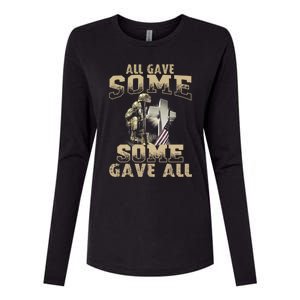 All Gave Some Some Gave All Memorial Day Gift Great Gift Womens Cotton Relaxed Long Sleeve T-Shirt