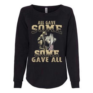 All Gave Some Some Gave All Memorial Day Gift Great Gift Womens California Wash Sweatshirt