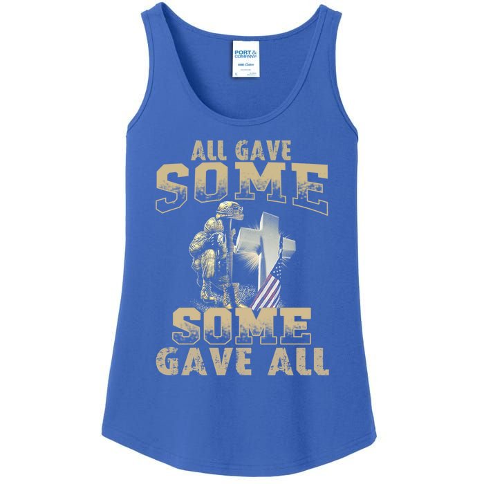 All Gave Some Some Gave All Memorial Day Gift Great Gift Ladies Essential Tank