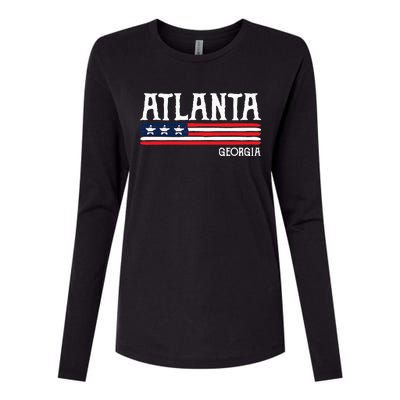 Atlanta Georgia Souvenir Gift Womens Cotton Relaxed Long Sleeve T-Shirt