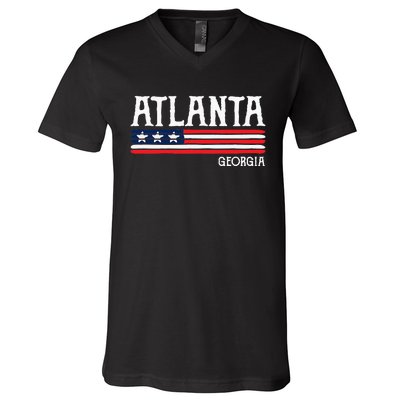 Atlanta Georgia Souvenir Gift V-Neck T-Shirt