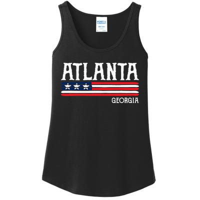 Atlanta Georgia Souvenir Gift Ladies Essential Tank