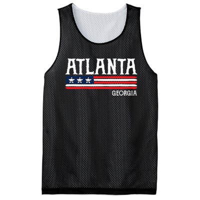 Atlanta Georgia Souvenir Gift Mesh Reversible Basketball Jersey Tank